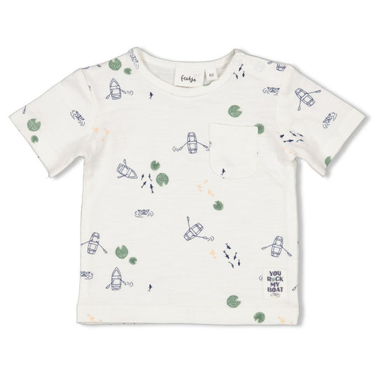 Feetje:Rock my boat: shirt offwhite