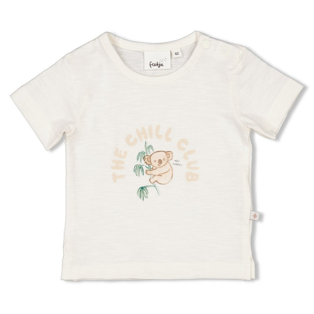 Feetje:The chill club: t-shirt offwhite