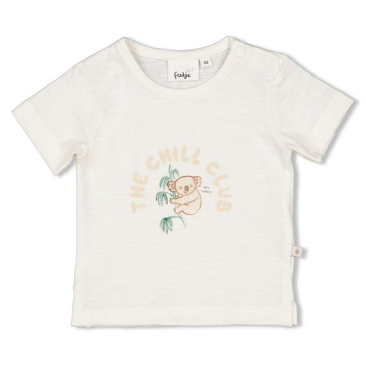 Feetje:The chill club: t-shirt offwhite