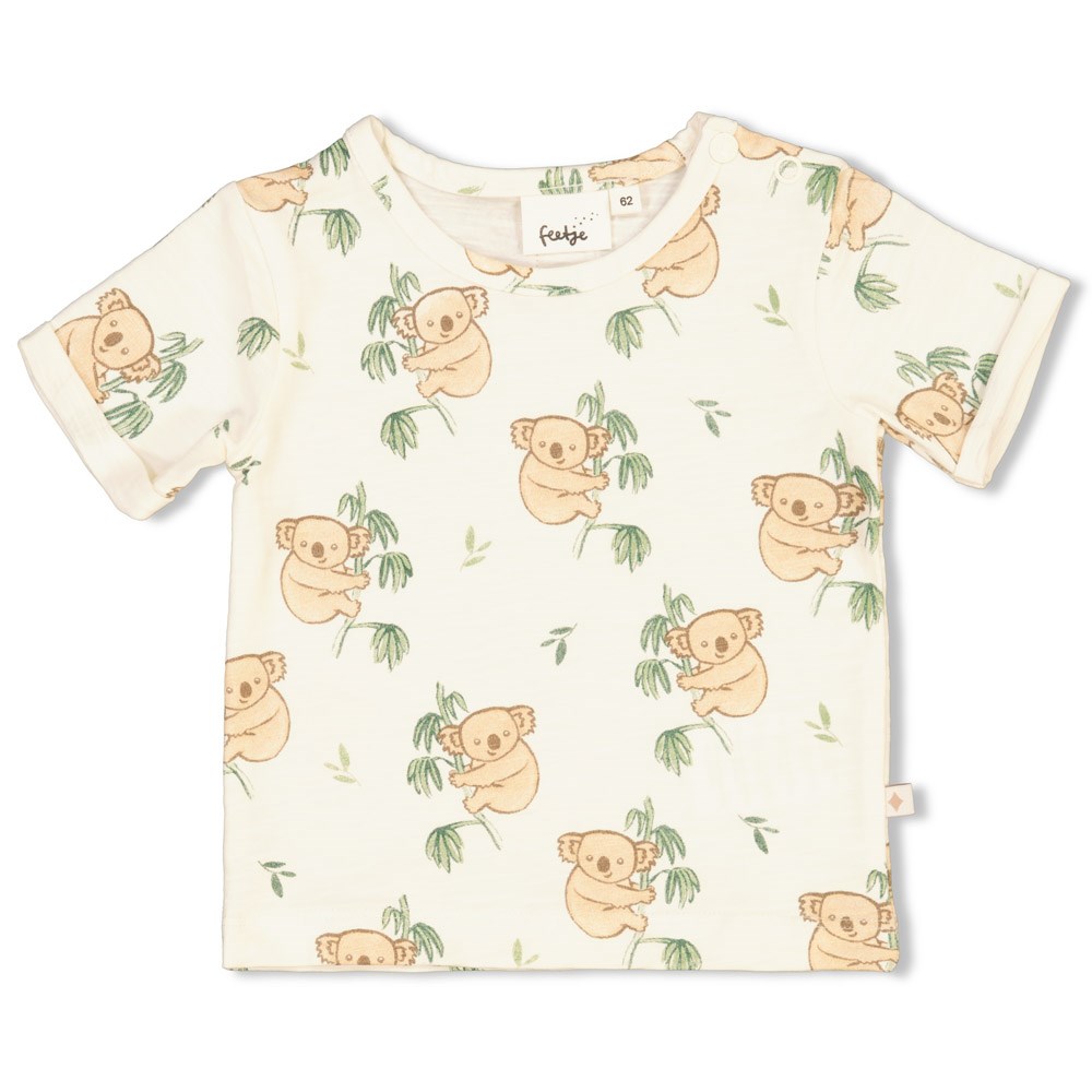 Feetje:The chill club: t-shirt koala offwhite
