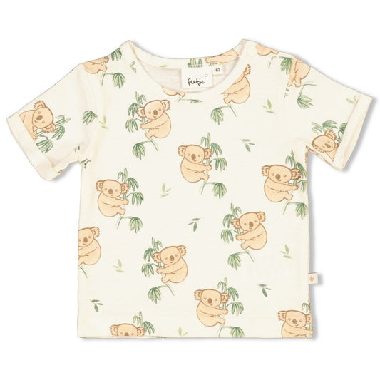 Feetje:The chill club: t-shirt koala offwhite
