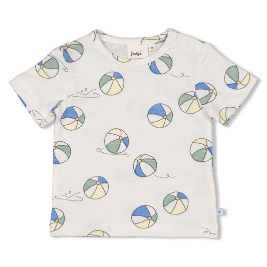 Feetje:Pool time: shirt AOP: offwhite