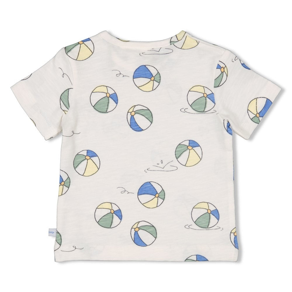 Feetje:Pool time: shirt AOP: offwhite
