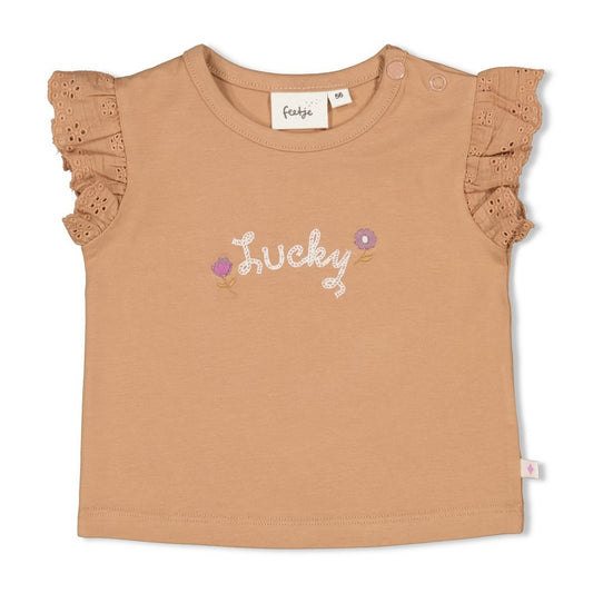 Feetje:Flower ranch:shirt brown Lucky