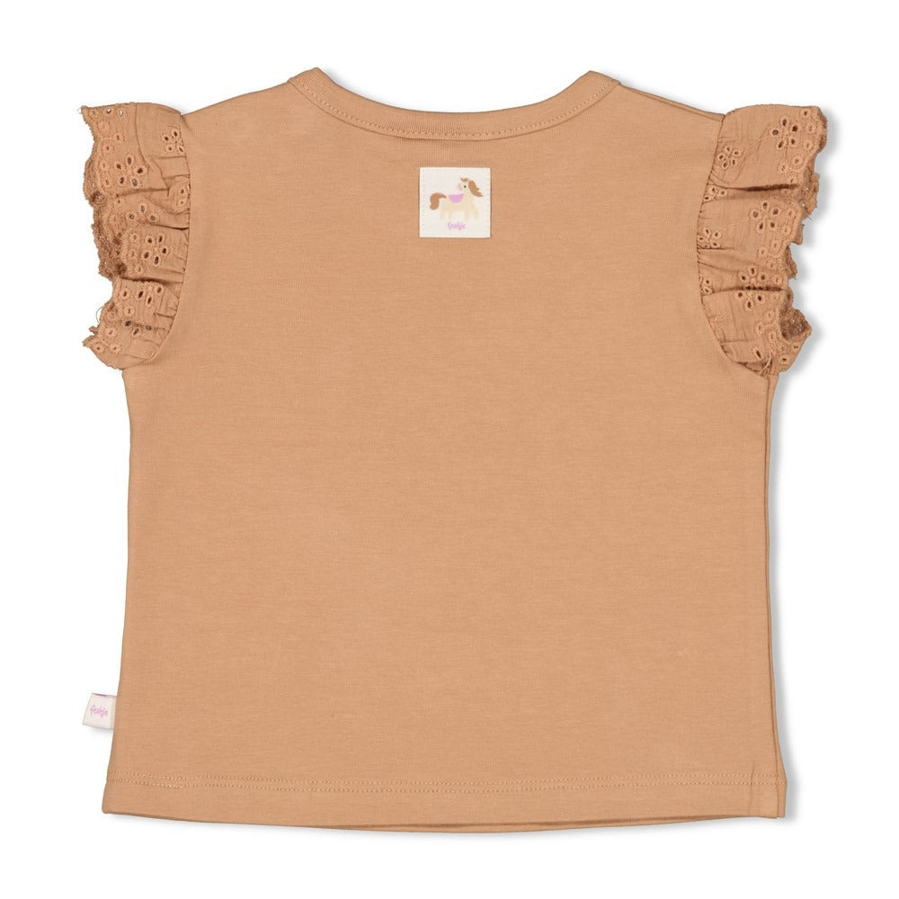 Feetje:Flower ranch:shirt brown Lucky