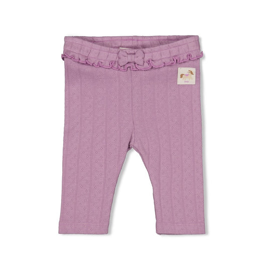 Feetje:Flower ranch: legging violet