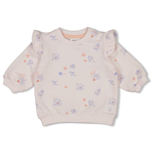 Feetje:Sea La vie: sweater relaxed fit roze