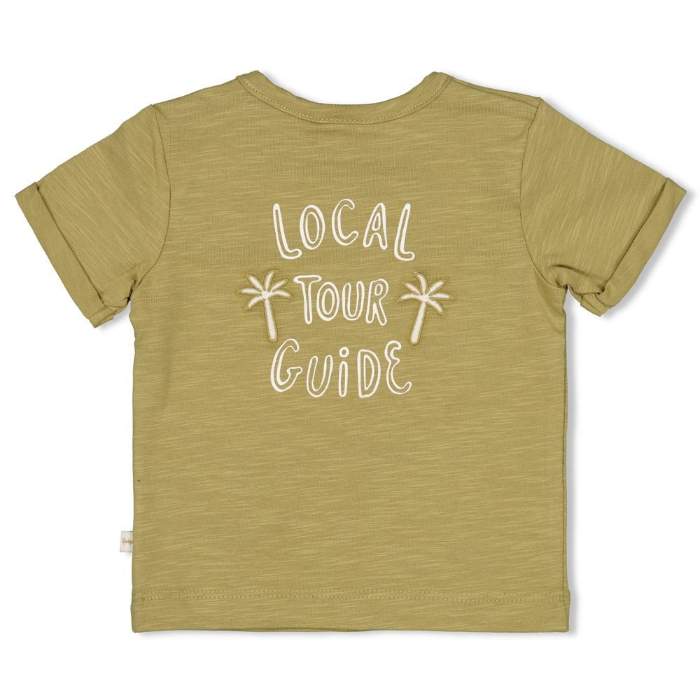 Feetje:Safari Savage: shirt green with backprint
