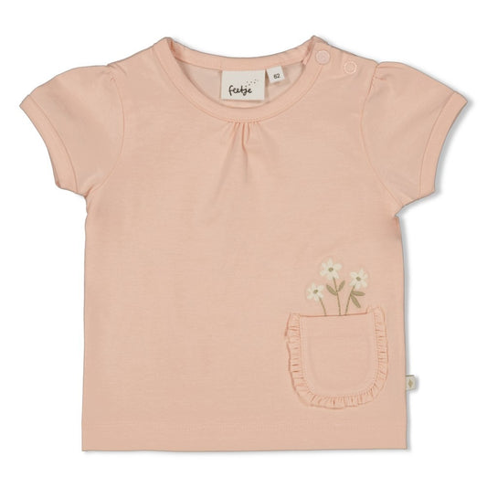 Feetje:Let your dreams blossom: shirt pocket peach