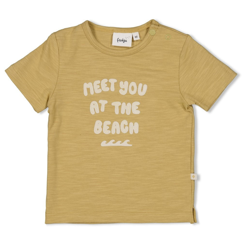 Feetje:Lazy days: shirt ochre