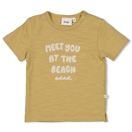 Feetje:Lazy days: shirt ochre