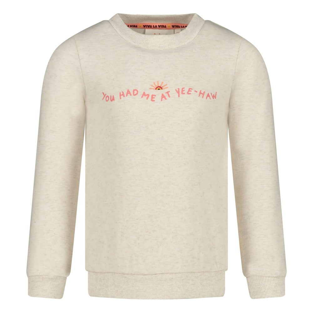 Jubel:Salsa Sunset: sweater offwhite melange