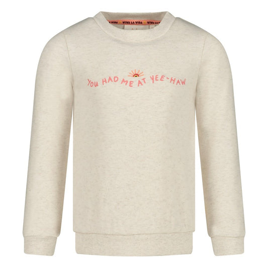 Jubel:Salsa Sunset: sweater offwhite melange
