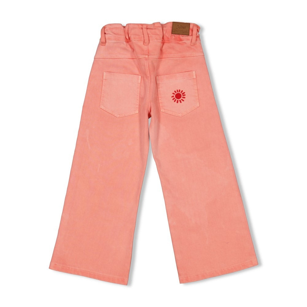 Jubel:Salsa Sunset: jeans wide leg zalm