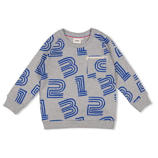 Sturdy:Run the day: sweater grey melange