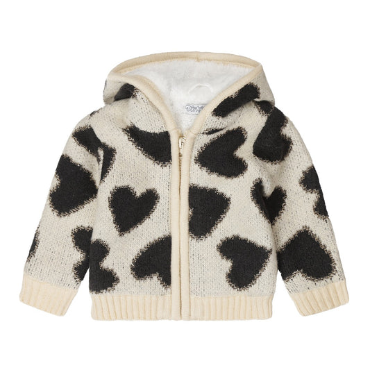 Dirkje:outside cardigan with hood