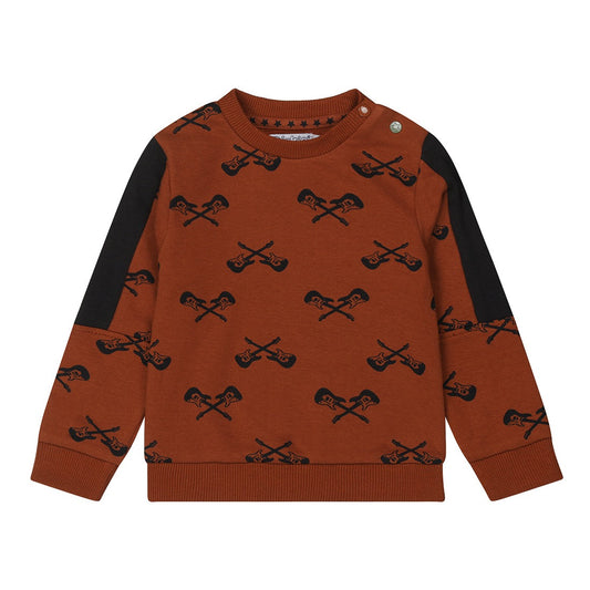 Dirkje: sweater dusty rust