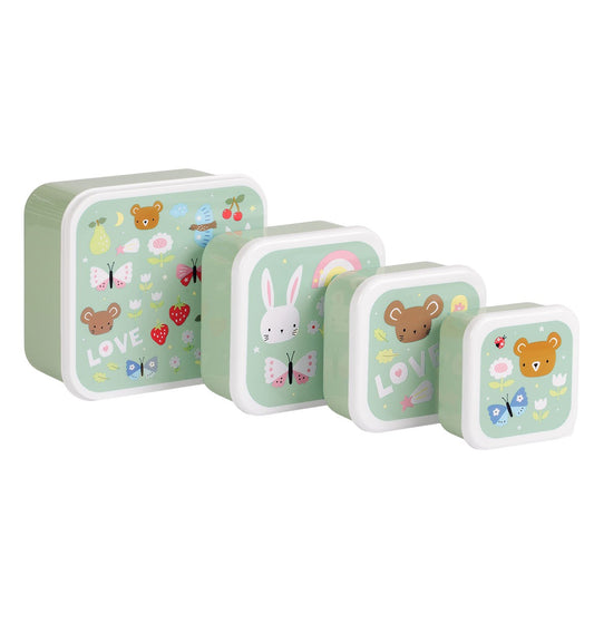 A Little Lovely Company: Lunch & snack box set: joy