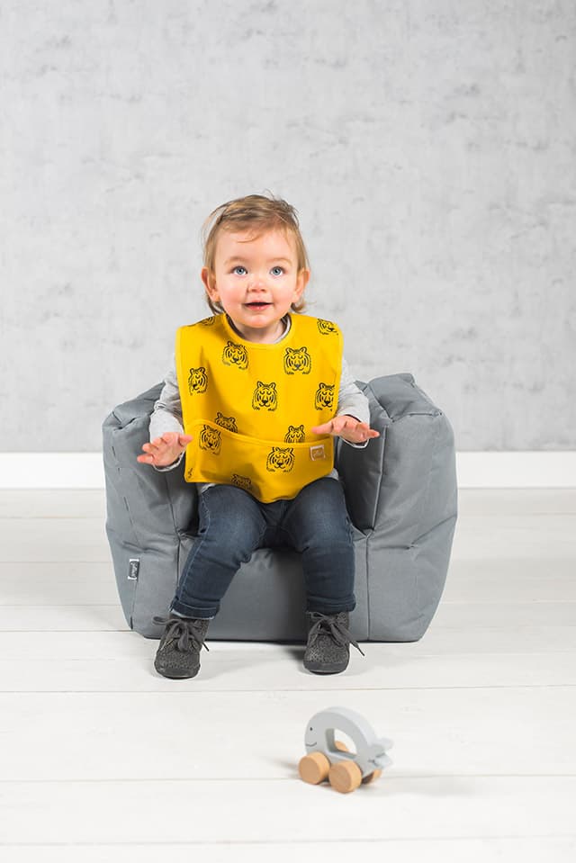 Jollein: Slab waterproof Tiger mustard 2-pack