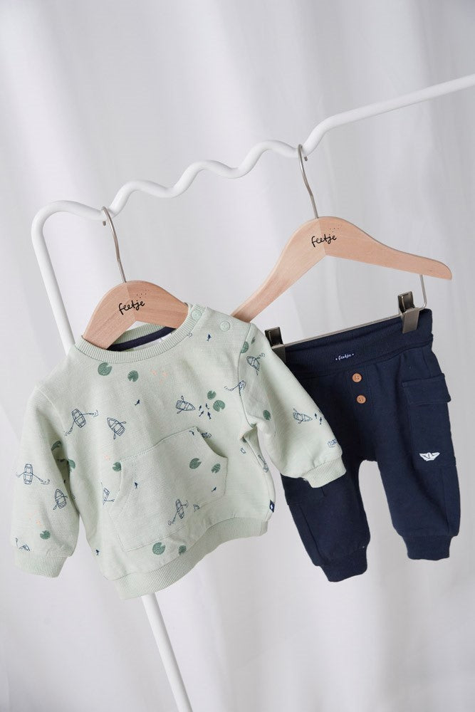 Feetje:Rock my boat: sweater mint