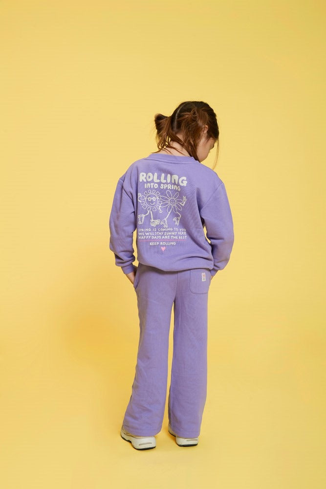 Jubel:Rolling into spring:sweater oversized with backprint