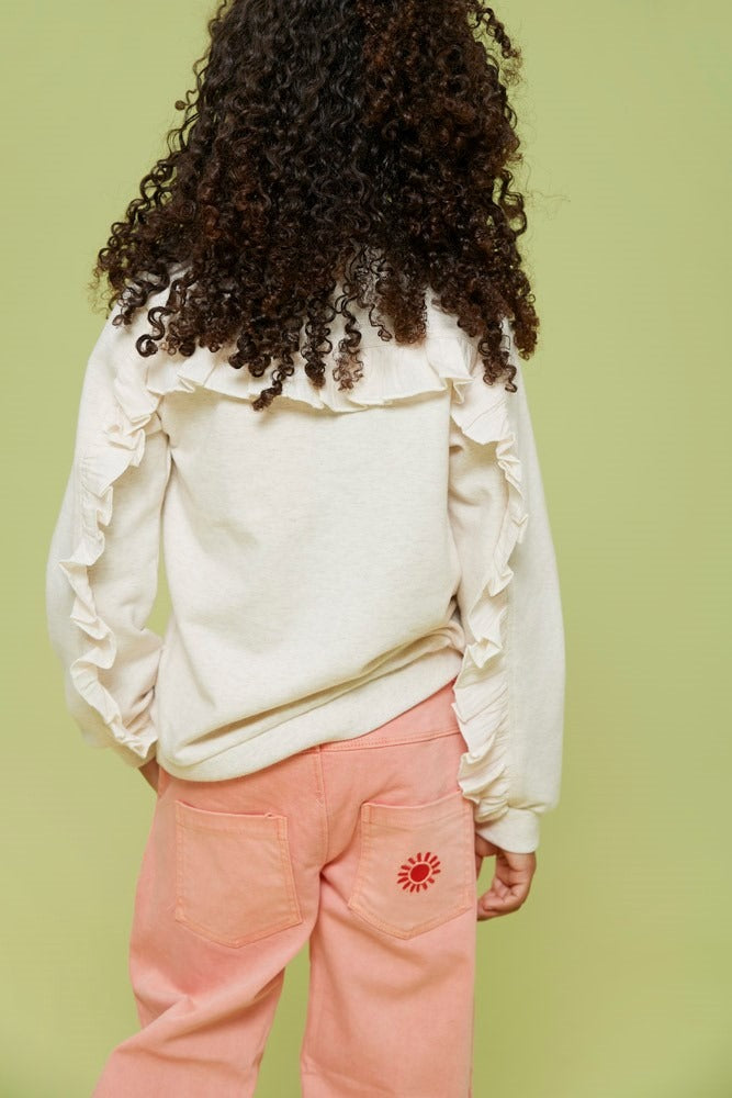 Jubel:Salsa Sunset: sweater offwhite melange