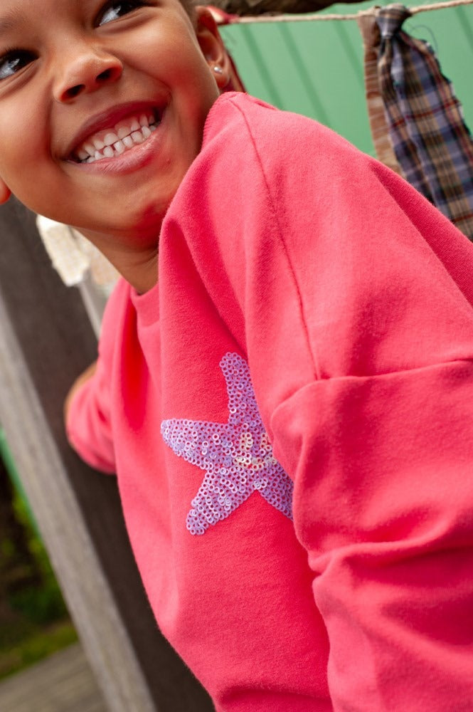 Jubel: Lazy Lagoon: fushia sweater
