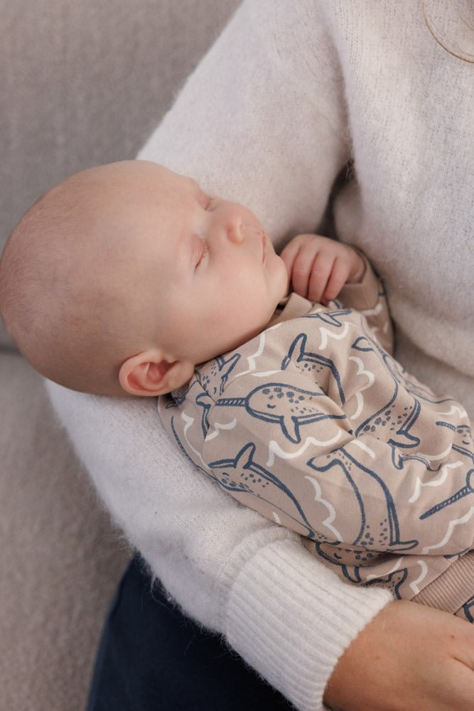 Feetje:Narwal: sweater taupe