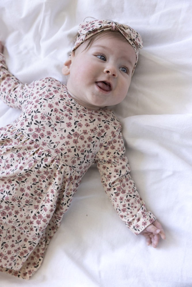 Feetje:Woodland bloom: dress offwhite