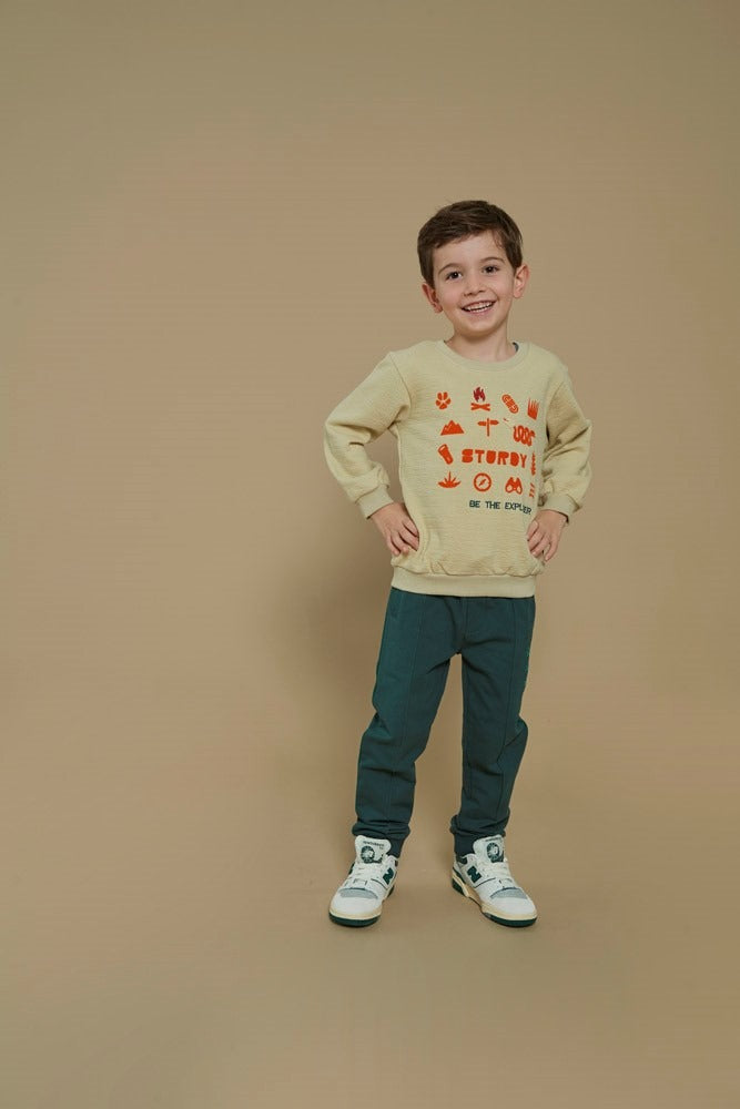 Sturdy: Chasing Trails: sweater beige snake