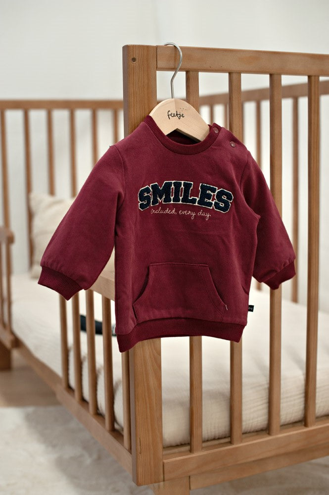 Feetje: Built for fun: sweater bordeaux