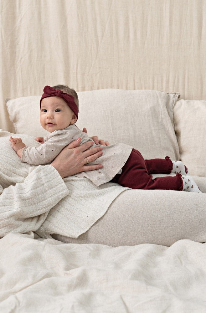 Feetje: My Little Love: legging pointelle bordeaux