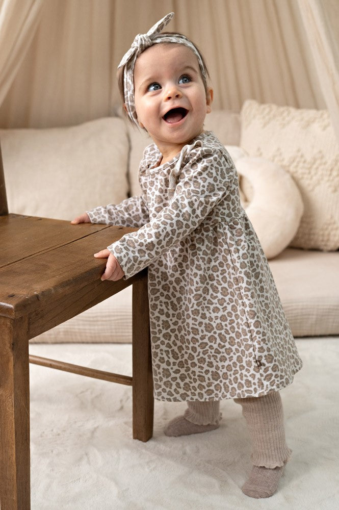 Feetje:Dress to impress: dress offwhite melange