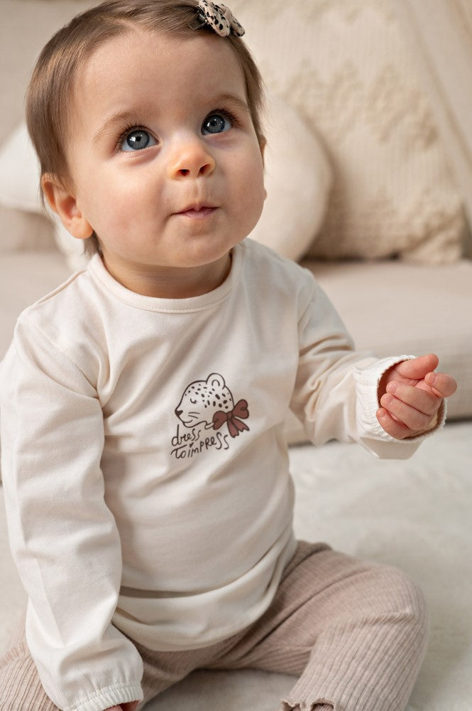Feetje:Dress to impress: longsleeve offwhite
