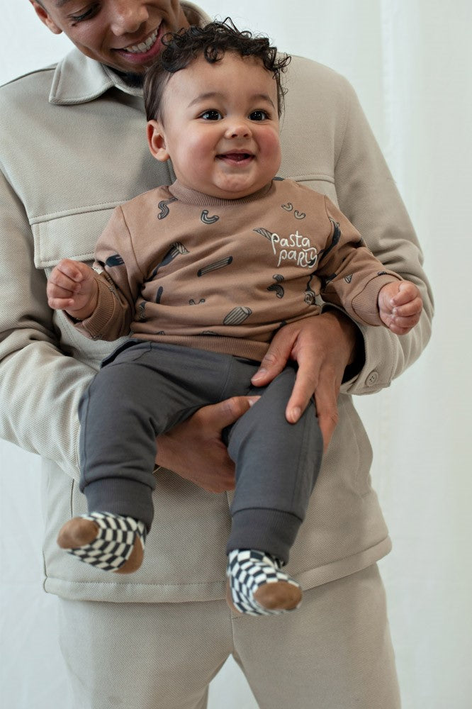 Feetje: Pasta Party: sweater camel