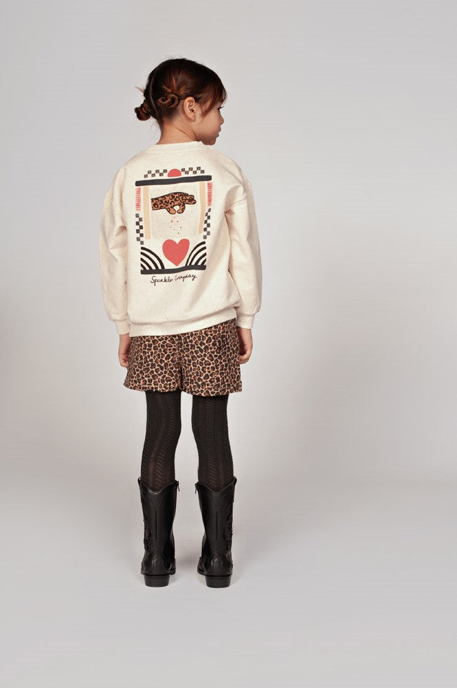 Jubel: City Chic: sweater relaxed fit with backprint