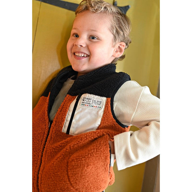 Sturdy:Mountain top: omkeerbare bodywarmer teddy