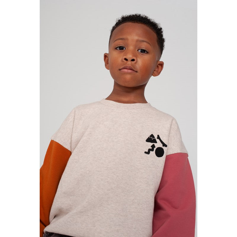 Sturdy:Mountain top: sweater met backprint oversized