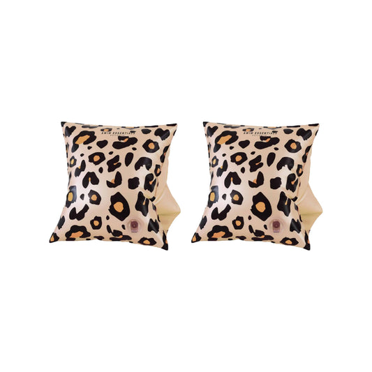 Swim Essentials:Beige Panter Zwembandjes 2-6 jaar