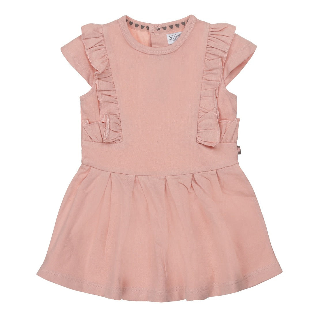 Dirkje: kleed pink ruffles