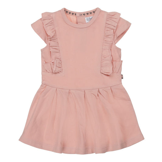 Dirkje: kleed pink ruffles