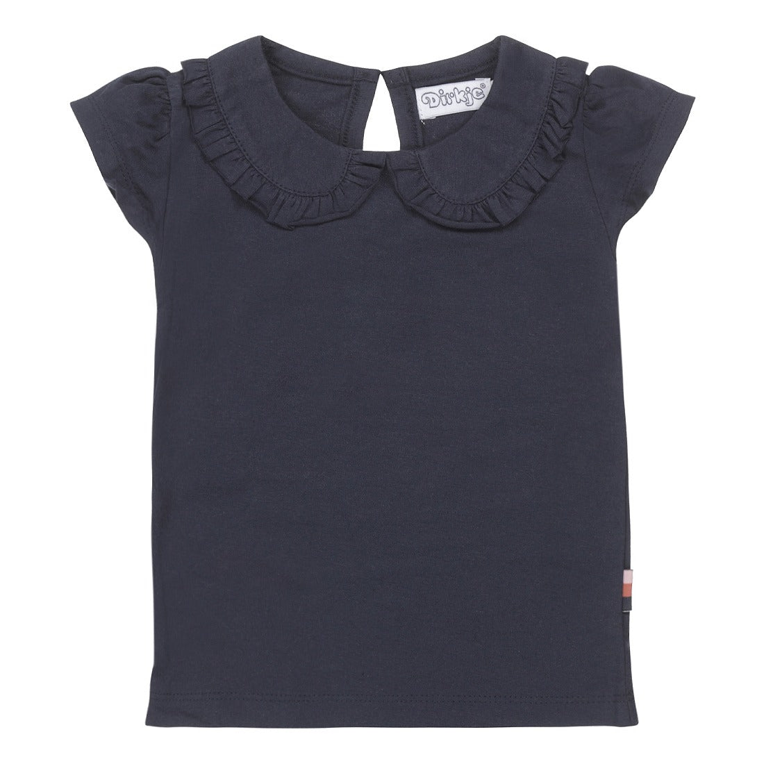 Dirkje: shirt col blauw