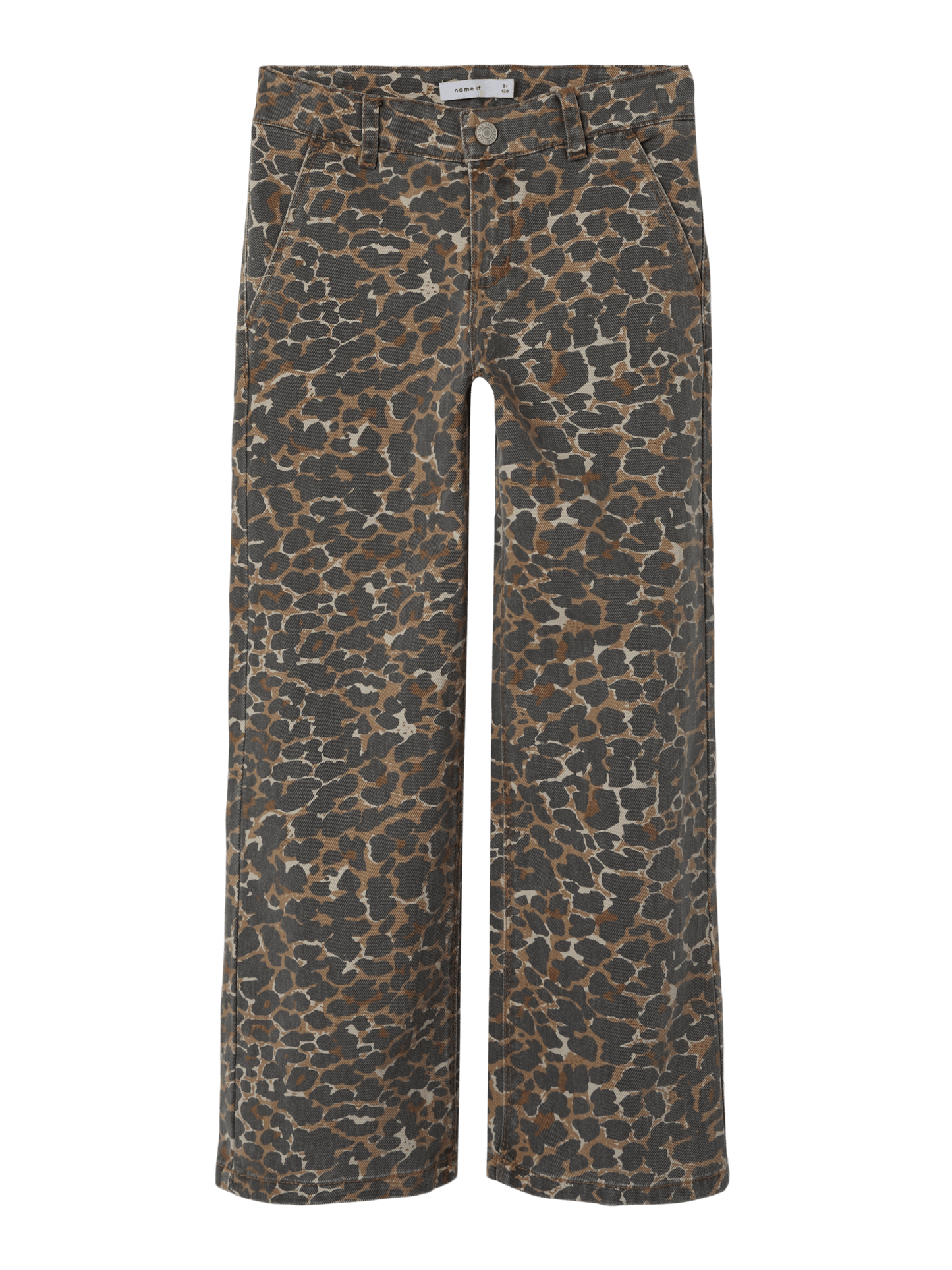Name it:FENNE: Leopard wide jeans