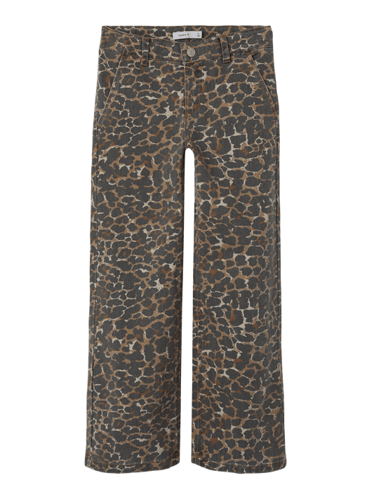 Name it:FENNE: Leopard wide jeans