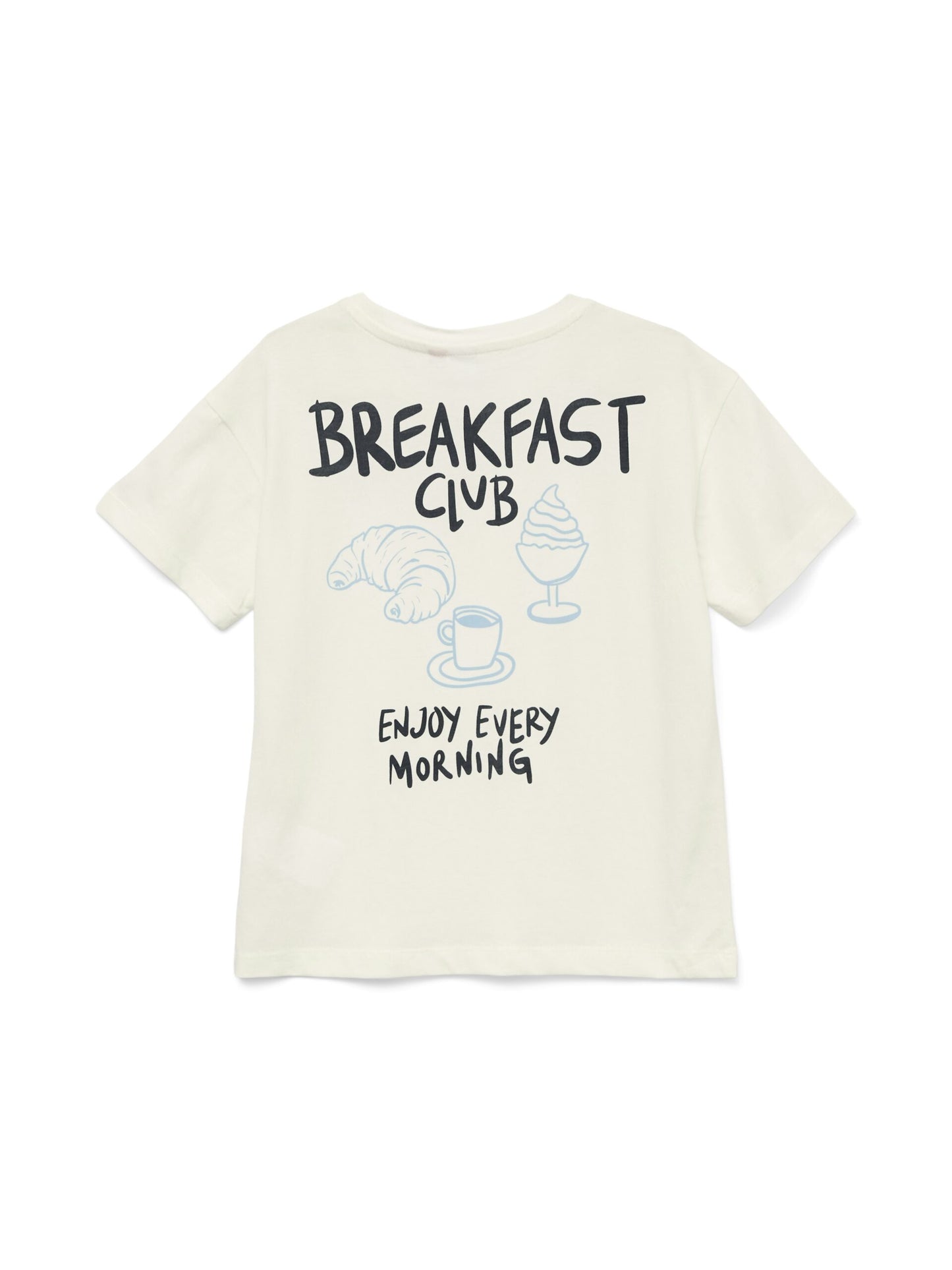 Vero Moda: shirt oversized breakfast club white