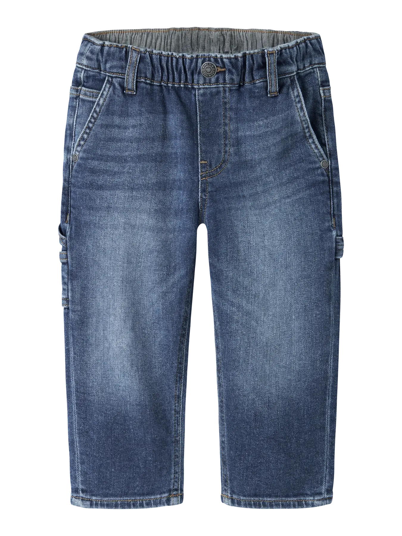 Name it:Lowie: tapered jeans skate dark blue denim
