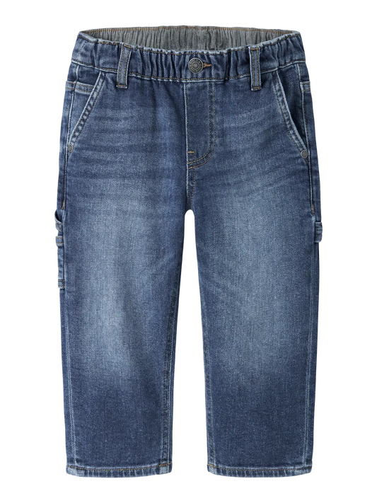 Name it:Lowie: tapered jeans skate dark blue denim