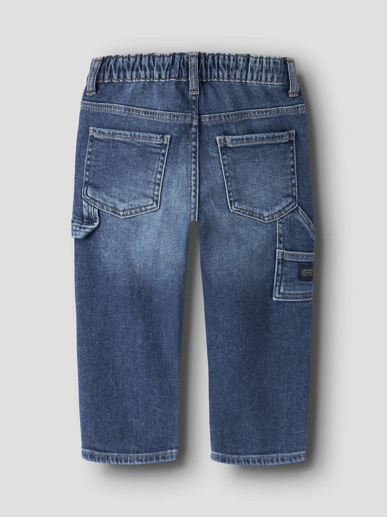 Name it:Lowie: tapered jeans skate dark blue denim