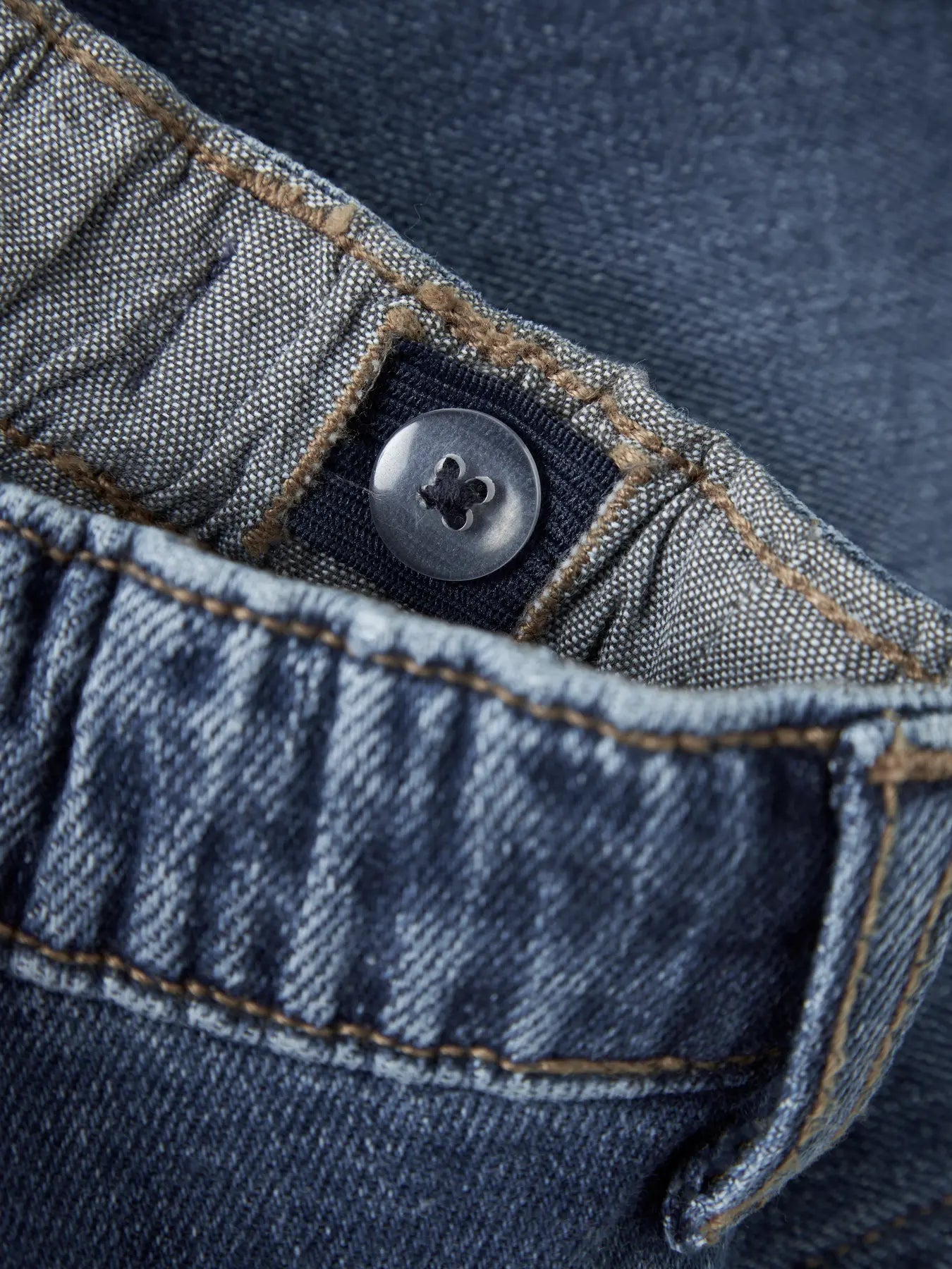 Name it:Lowie: tapered jeans skate dark blue denim