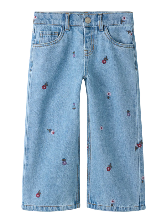 Name it: Jeans flower medium blue denim